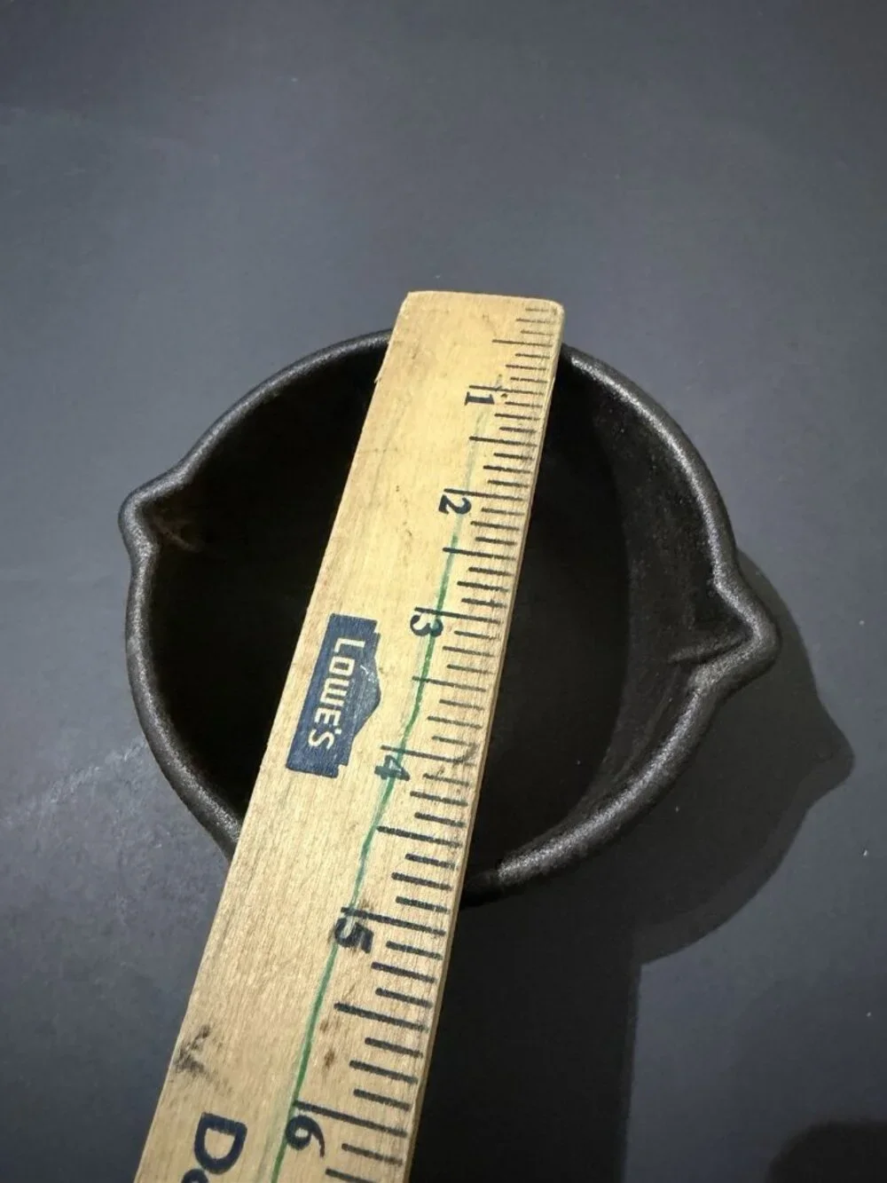 Lodge Cast Iron MPR Double Spout 2 Cup Sauce Pan Ladle Melting Pot